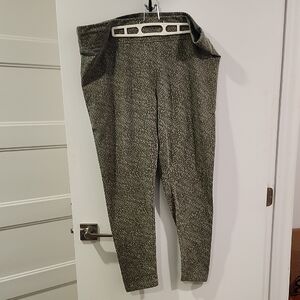 Waist 21" George Black and Gray Women's Leggings